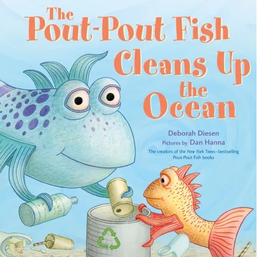 The Pout-Pout Fish Cleans Up the Ocean - Board Book