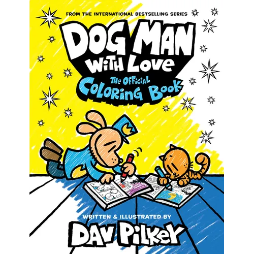 Dog Man with Love: The Official Coloring Book - Paperback