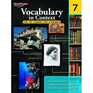 Vocabulary in Context for the Common Core Standards Reproducible Grade 7 - Paperback