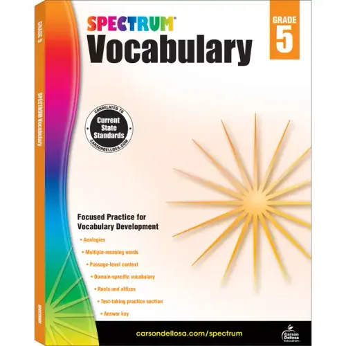Spectrum Vocabulary, Grade 5: Volume 88 - Paperback