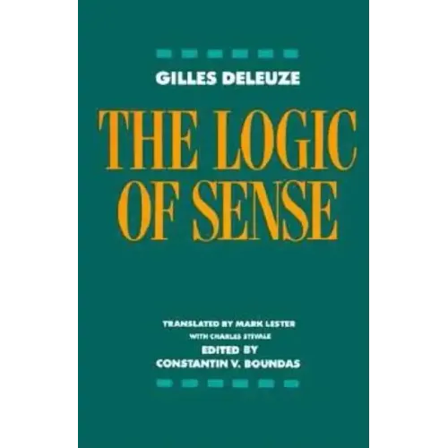 The Logic of Sense - Paperback