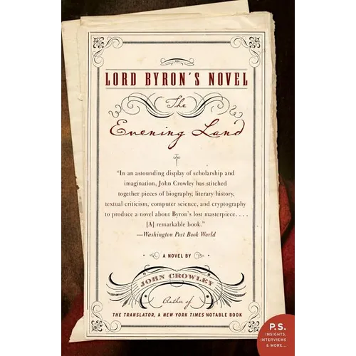 Lord Byron's Novel: The Evening Land - Paperback