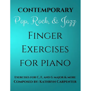 Contemporary, Pop, Rock, and Jazz Finger Exercises for Piano - Paperback