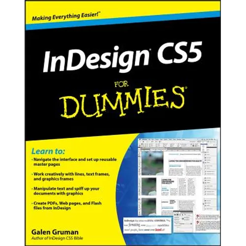 Indesign Cs5 for Dummies - Paperback