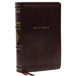 Nkjv, Personal Size Reference Bible, Sovereign Collection, Leathersoft, Brown, Red Letter, Thumb Indexed, Comfort Print: Holy Bible, New King James Ve - Imitation Leather