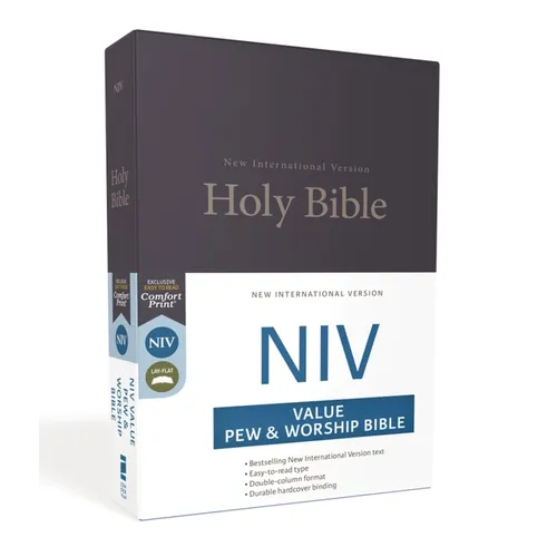NIV, Value Pew and Worship Bible, Hardcover, Blue - Hardcover
