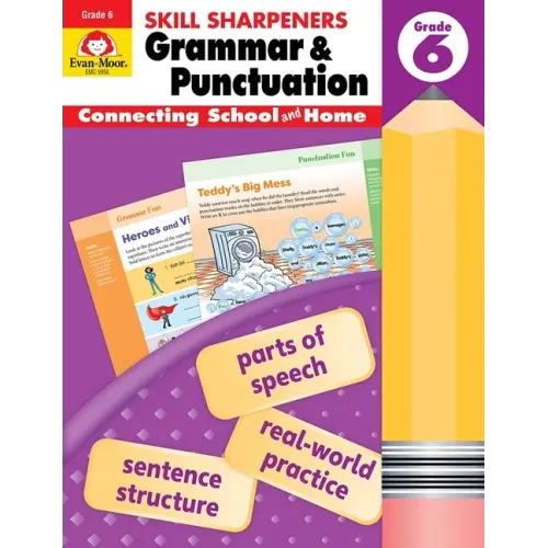 Skill Sharpeners: Grammar & Punctuation, Grade 6 Workbook - Paperback