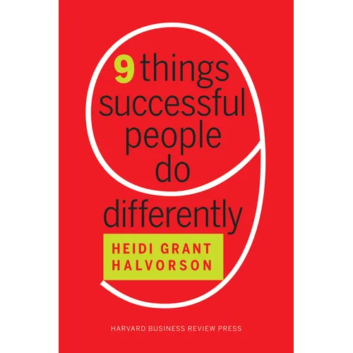 Nine Things Successful People Do Differently - Paperback