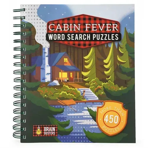 Cabin Fever Word Search Puzzles - Spiral