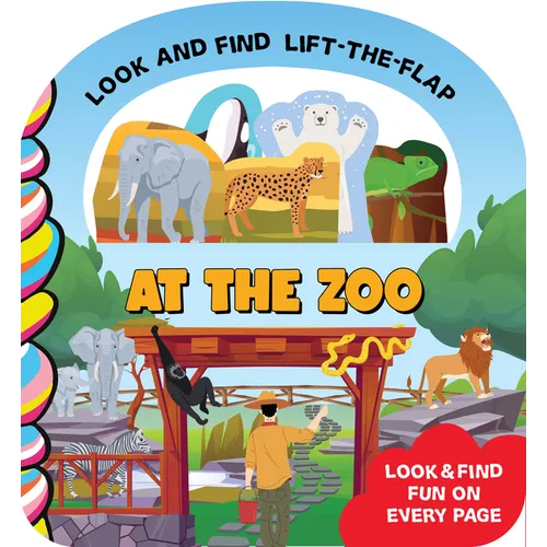 At the Zoo - Board Book