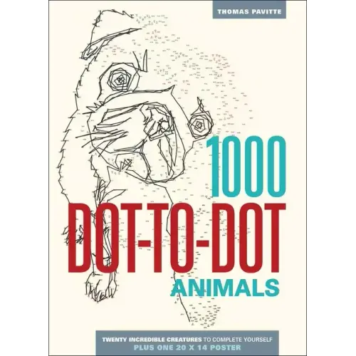 1000 Dot-To-Dot: Animals - Paperback