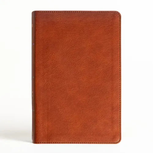 NASB Large Print Personal Size Reference Bible, Burnt Sienna Leathertouch - Imitation Leather