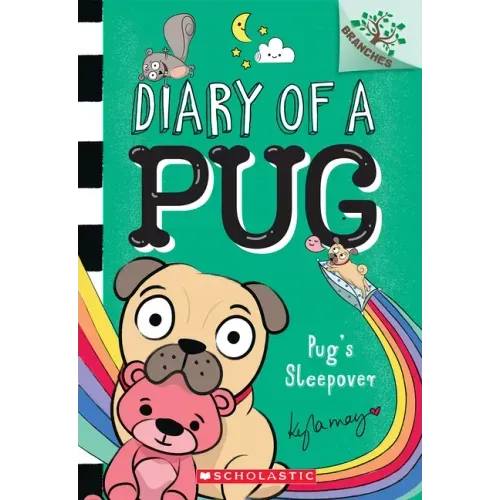 Pug's Sleepover: A Branches Book (Diary of a Pug #6)