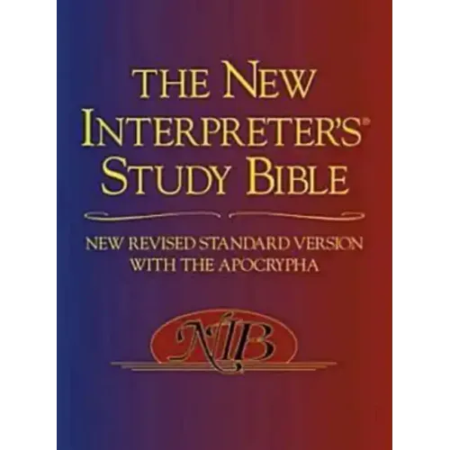 New Interpreter's Study Bible-NRSV - Hardcover