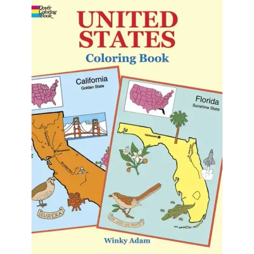 United States Coloring Book - Paperback