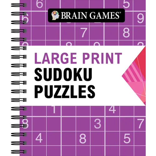 Brain Games - Large Print Sudoku Puzzles (Arrow) - Spiral