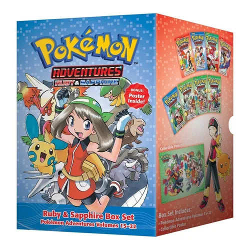 Pokémon Adventures Ruby & Sapphire Box Set: Includes Volumes 15-22 - Paperback