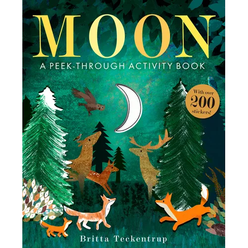 Moon: A Peek-Through Activity Book: With Over 200 Stickers - Paperback