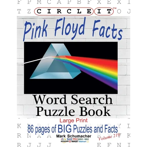 Circle It, Pink Floyd Facts, Word Search, Puzzle Book - Paperback