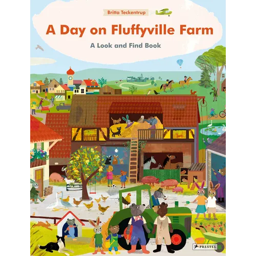 A Day on Fluffyville Farm: A Look and Find Book - Board Book