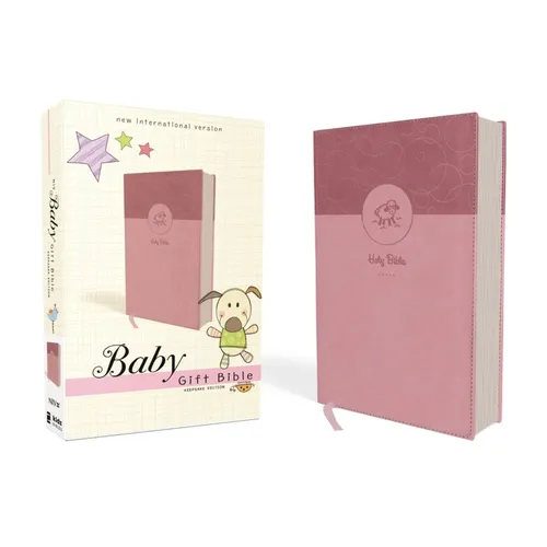 Niv, Baby Gift Bible, Holy Bible, Leathersoft, Pink, Red Letter, Comfort Print: Keepsake Edition - Leather