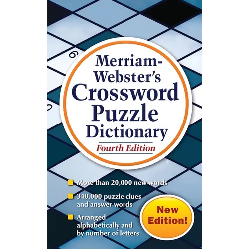 Merriam-Webster's Crossword Puzzle Dictionary - Mass Market Paperbound