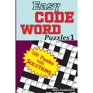 Easy CODE WORD Puzzles - Paperback