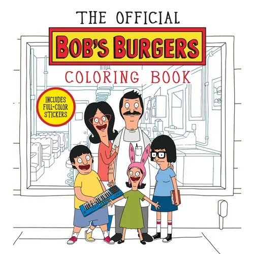 The Official Bob's Burgers Coloring Book - Paperback