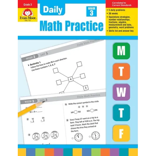Daily Math Practice, Grade 3 Teacher Edition - Paperback