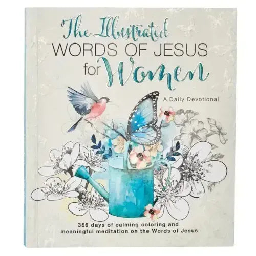 Illustrated Words Jesus for Women Devotional Book - Paperback