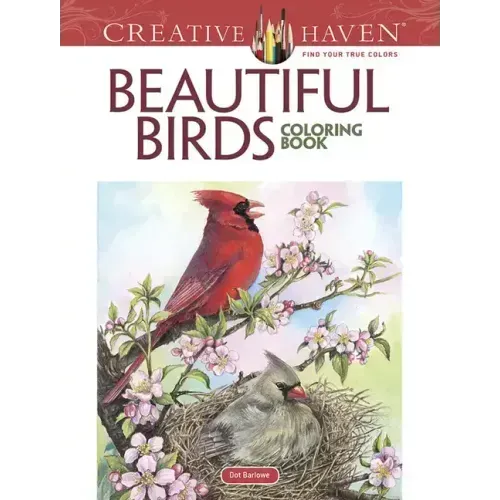 Creative Haven Beautiful Birds Coloring Book - Paperback