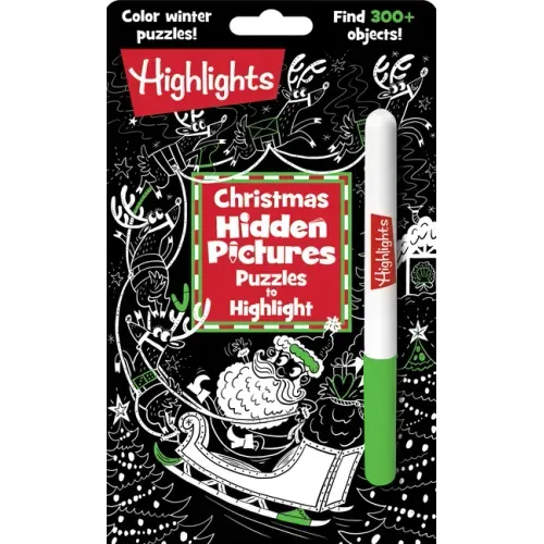 Christmas Hidden Pictures Puzzles to Highlight: Activity Book with Winter Puzzles, Over 300 Hidden Objects and Bright Highlighter Fun - Paperback