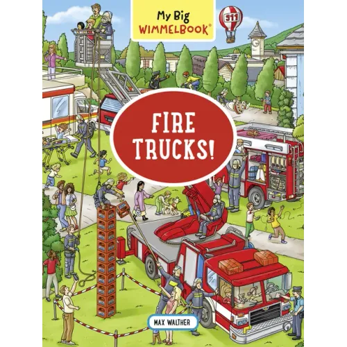 My Big Wimmelbook(r) - Fire Trucks!: A Look-And-Find Book (Kids Tell the Story) - Board Book