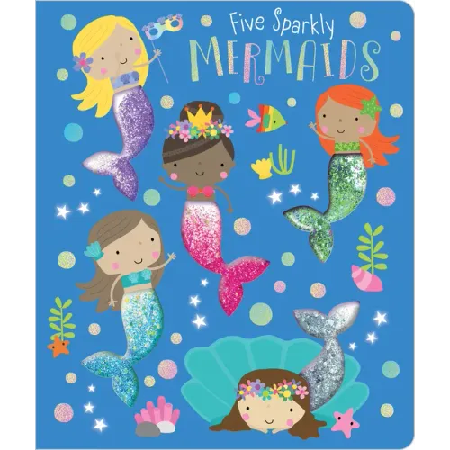 Five Sparkly Mermaids - Board Book