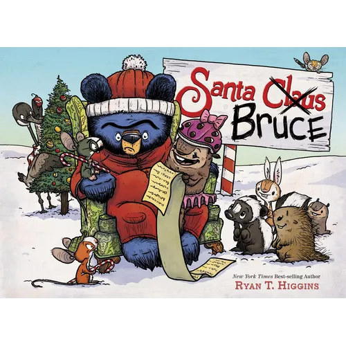 Santa Bruce: A Perfect Holiday Mother Bruce Gift for Early Readers! - Hardcover