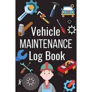 Vehicle Maintenance Log Book: Simple Car Maintenance Log Book, Car Repair Journal, Oil Change Log Book, Vehicle and Automobile Service, Cars, Trucks, - Paperback