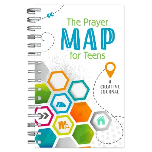 The Prayer Map for Teens: A Creative Journal - Spiral
