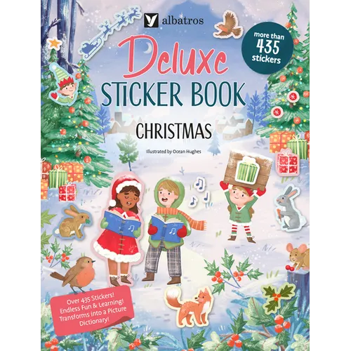 Deluxe Sticker Book: Christmas - Paperback