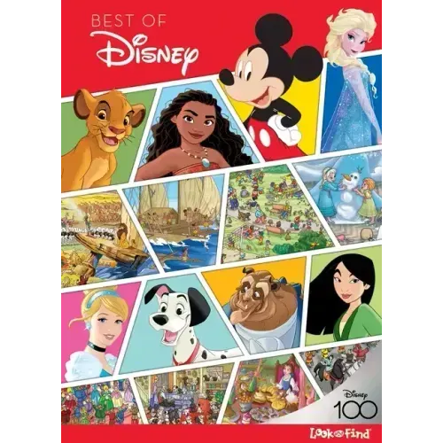 Disney: Best of Disney Look and Find - Hardcover