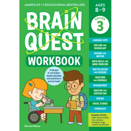 Brain Quest Workbook: 3rd Grade Revised Edition - Paperback