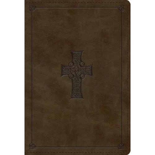 ESV Student Study Bible (Trutone, Olive, Celtic Cross Design) - Imitation Leather