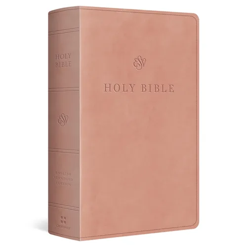 ESV Giant Print Personal Size Bible, Red Letter (Trutone, Blush Rose) - Imitation Leather