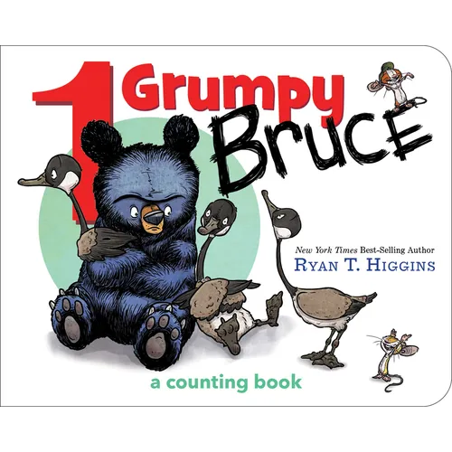 1 Grumpy Bruce-A Mother Bruce Book: A Counting Board Book - Board Book