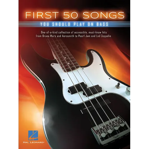 First 50 Songs You Should Play on Bass - Paperback