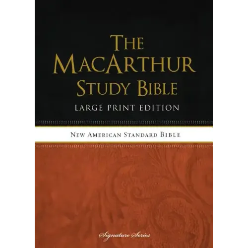MacArthur Study Bible-NASB-Large Print - Hardcover