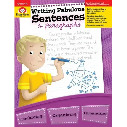 Writing Fabulous Sentences & Paragraphs, Grade 4 - 6 Teacher Resource - Paperback