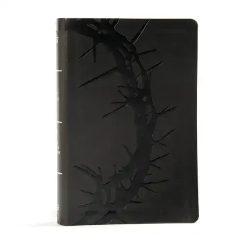KJV Large Print Personal Size Reference Bible, Charcoal Leathertouch Indexed - Imitation Leather