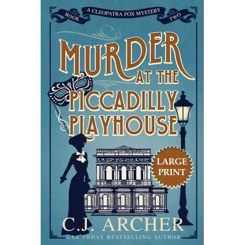 Murder at the Piccadilly Playhouse: Large Print - Paperback