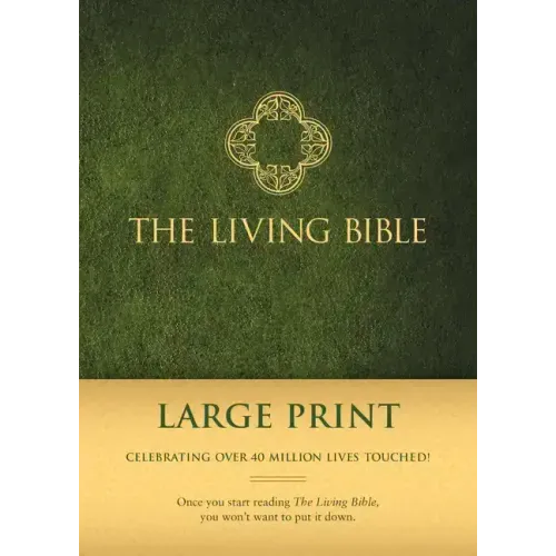 Living Bible Paraphrased-LIV-Large Print - Hardcover
