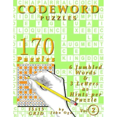Codeword Puzzles: 170 Puzzles, Volume 2 - Paperback